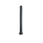 Ornamental bollard | Series 480B | � 82 mm | foldable, self-engaging lockto be fixed by plugs, with base plate 100 x 150 mm | with triangular locking mechanism acc. with DIN 3223 | with 1 eyelet